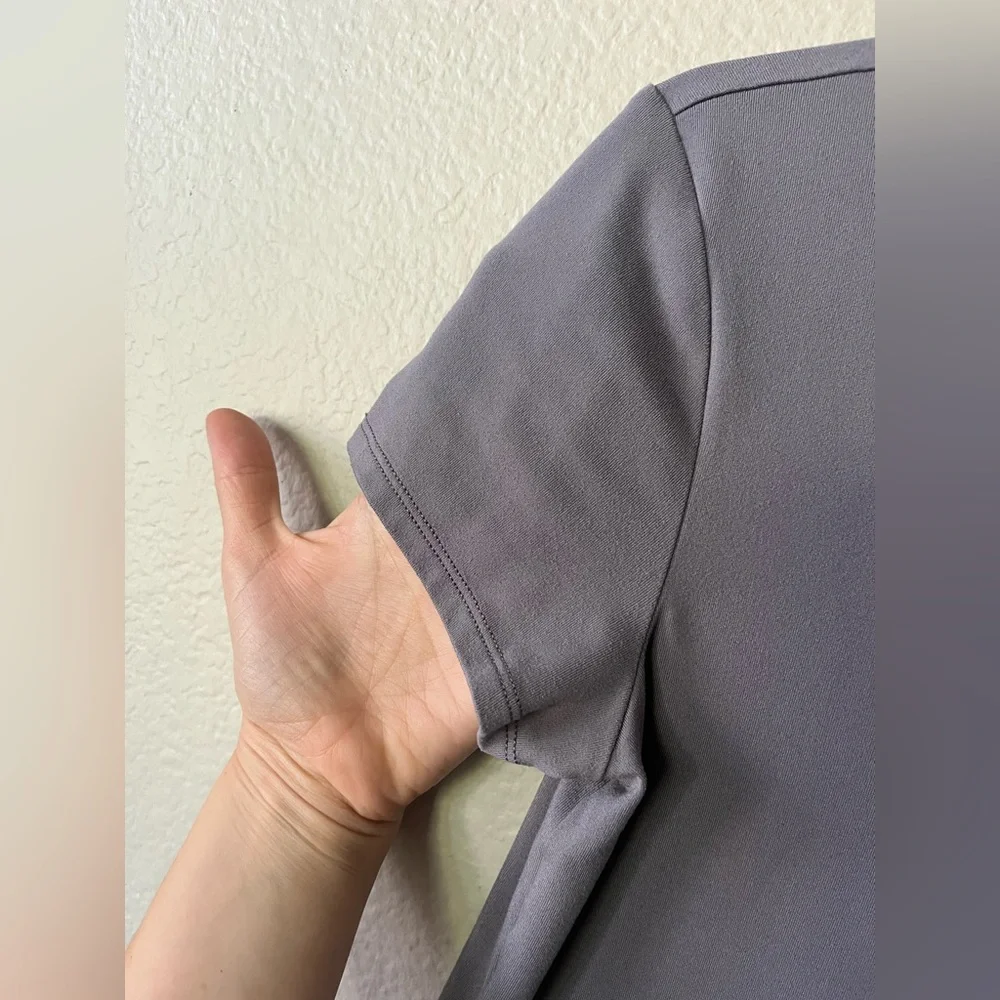 Alo Yoga Alosoft Finesse T-shirt in Gray Women’s Size S - Picture 3 of 13